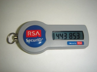 Picture of a RSA token Secure ID